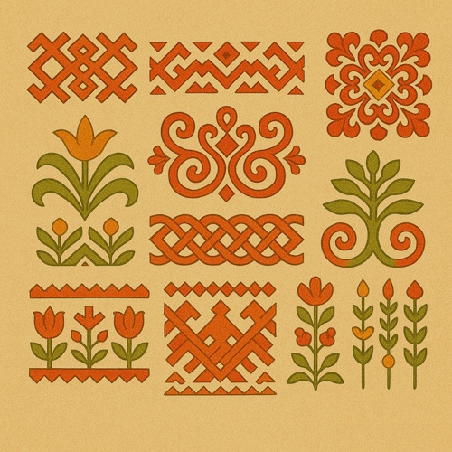 Slavic folk art